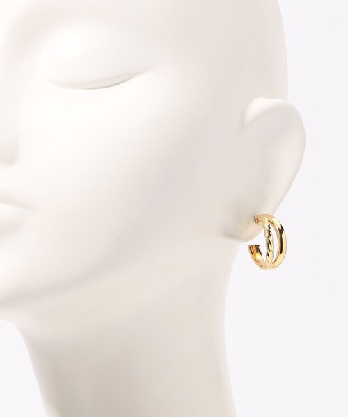 PHILIPPE AUDIBERT（フィリップ オーディベール）の「【別注】PHILIPPE AUDIBERT MAHELA ピアス（ピアス（両耳用）・レディース・ゴールド・FREE）」の4枚目の写真