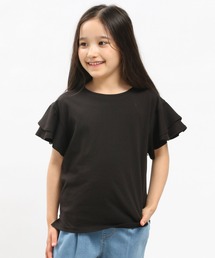 GLOBAL WORK Smile Seed Store | コットン袖フリルプルオーバー半袖/キッズ/984037(Tシャツ/カットソー)