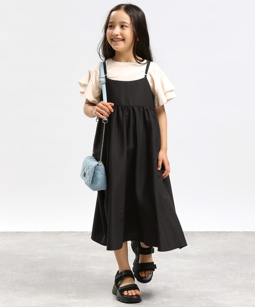 GLOBAL WORK Smile Seed Store(グローバルワーク スマイルシードストア)の「コットン袖フリルプルオーバー半袖/キッズ/984037(Tシャツ/カットソー・キッズ・サックスブルー/アイボリー/ブラック/グレー・130cm/150cm/140cm/110cm/120cm/100cm)」の5枚目の写真