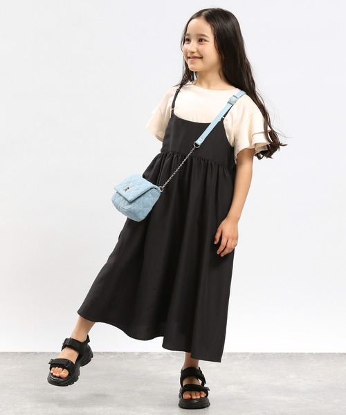 GLOBAL WORK Smile Seed Store(グローバルワーク スマイルシードストア)の「コットン袖フリルプルオーバー半袖/キッズ/984037(Tシャツ/カットソー・キッズ・サックスブルー/アイボリー/ブラック/グレー・130cm/150cm/140cm/110cm/120cm/100cm)」の6枚目の写真