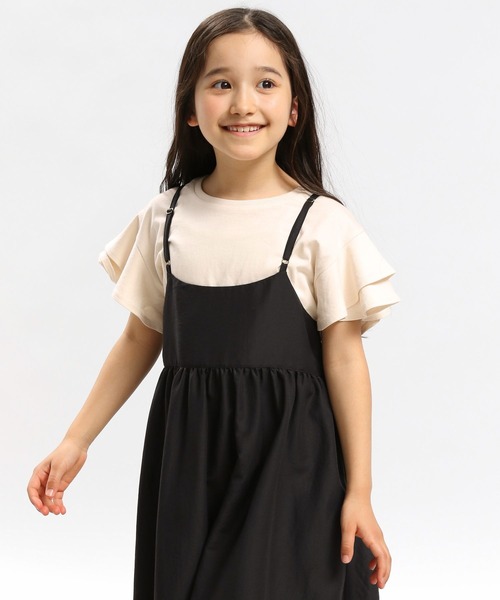 GLOBAL WORK Smile Seed Store(グローバルワーク スマイルシードストア)の「コットン袖フリルプルオーバー半袖/キッズ/984037(Tシャツ/カットソー・キッズ・サックスブルー/アイボリー/ブラック/グレー・130cm/150cm/140cm/110cm/120cm/100cm)」の8枚目の写真