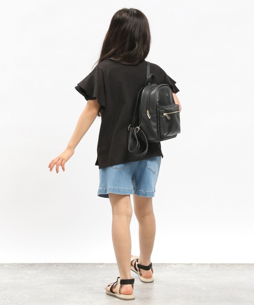 GLOBAL WORK Smile Seed Store(グローバルワーク スマイルシードストア)の「コットン袖フリルプルオーバー半袖/キッズ/984037(Tシャツ/カットソー・キッズ・サックスブルー/アイボリー/ブラック/グレー・130cm/150cm/140cm/110cm/120cm/100cm)」の13枚目の写真