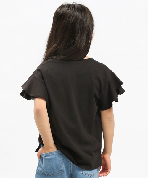 GLOBAL WORK Smile Seed Store(グローバルワーク スマイルシードストア)の「コットン袖フリルプルオーバー半袖/キッズ/984037(Tシャツ/カットソー・キッズ・サックスブルー/アイボリー/ブラック/グレー・130cm/150cm/140cm/110cm/120cm/100cm)」の16枚目の写真