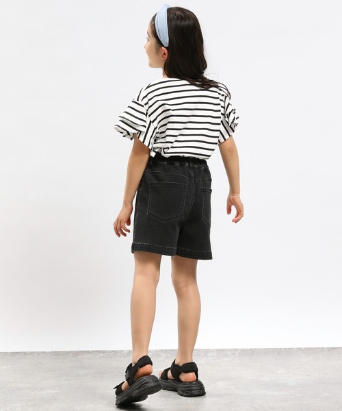 GLOBAL WORK Smile Seed Store(グローバルワーク スマイルシードストア)の「コットン袖フリルプルオーバー半袖/キッズ/984037(Tシャツ/カットソー・キッズ・サックスブルー/アイボリー/ブラック/グレー・130cm/150cm/140cm/110cm/120cm/100cm)」の19枚目の写真