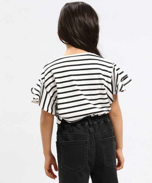 GLOBAL WORK Smile Seed Store(グローバルワーク スマイルシードストア)の「コットン袖フリルプルオーバー半袖/キッズ/984037(Tシャツ/カットソー・キッズ・サックスブルー/アイボリー/ブラック/グレー・130cm/150cm/140cm/110cm/120cm/100cm)」の22枚目の写真