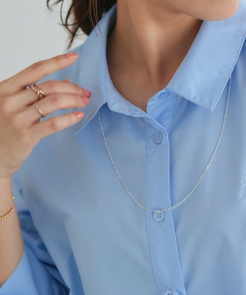 Pierrot(ピエロ)の「【silver925】フィガロチェーンネックレス(ネックレス・レディース・シルバー/ゴールド・FREE)」の1枚目の写真