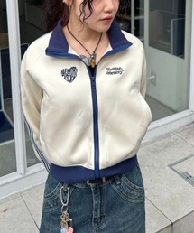 【MEMORY】ショート丈 ライントラックジャケット / Short Length Line Track Jacket