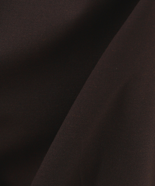 Sillage(シアージ)の「Sillage (シアージ) WOOL TROPICAL BAGGY TROUSERS SL24SS-BT(スラックス・メンズ・ブラウン・FREE)」の18枚目の写真
