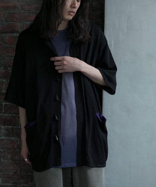 aimoha(アイモハ)の「【aimoha neo】CONTRAST POCKETS KNIT SHIRT (SS) (LR)(シャツ/ブラウス・メンズ・その他1/その他2・MEDIUM/LARGE/X-LARGE)」の8枚目の写真