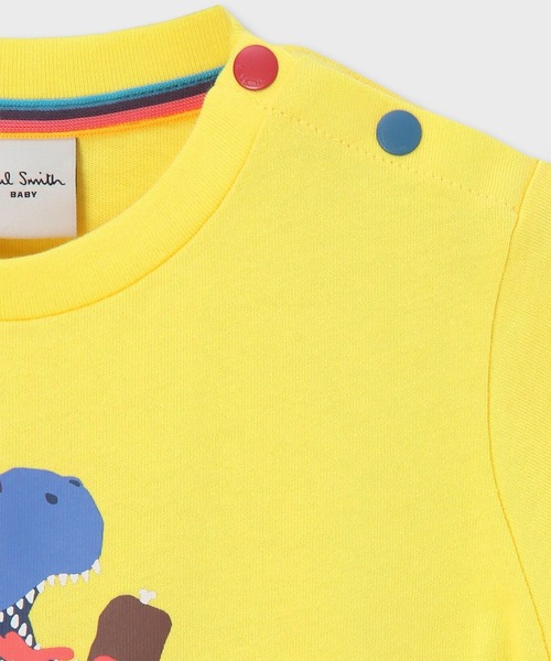 Paul Smith JUNIOR（ポールスミスジュニア）の「ボーイズ ダイナソーギミック Tシャツ / 893114 3541210（Tシャツ/カットソー・キッズ・ホワイト/グリーン/イエロー・140/130/120/110/100/90/150）」の14枚目の写真