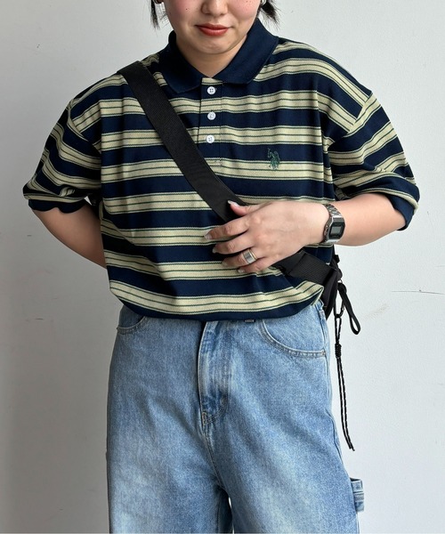 U.S. POLO ASSN.（ユーエスポロアッスン）の「半袖ポロシャツ（ポロシャツ・メンズ・ボルドー/ネイビー/ブルー系その他/ブラック/ブラック系その他/サックスブルー/ブラック系その他2/ベージュ・MEDIUM/LARGE）」の7枚目の写真