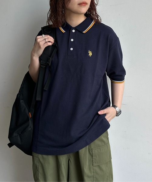 U.S. POLO ASSN.（ユーエスポロアッスン）の「半袖ポロシャツ（ポロシャツ・メンズ・ボルドー/ネイビー/ブルー系その他/ブラック/ブラック系その他/サックスブルー/ブラック系その他2/ベージュ・MEDIUM/LARGE）」の10枚目の写真