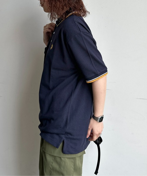 U.S. POLO ASSN.（ユーエスポロアッスン）の「半袖ポロシャツ（ポロシャツ・メンズ・ボルドー/ネイビー/ブルー系その他/ブラック/ブラック系その他/サックスブルー/ブラック系その他2/ベージュ・MEDIUM/LARGE）」の11枚目の写真