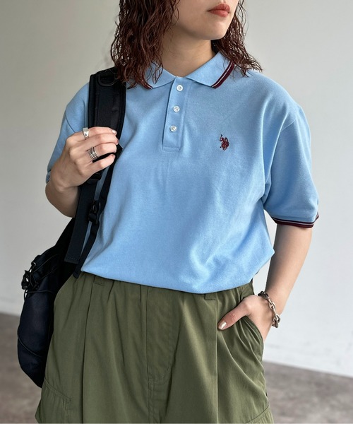 U.S. POLO ASSN.（ユーエスポロアッスン）の「半袖ポロシャツ（ポロシャツ・メンズ・ボルドー/ネイビー/ブルー系その他/ブラック/ブラック系その他/サックスブルー/ブラック系その他2/ベージュ・MEDIUM/LARGE）」の20枚目の写真