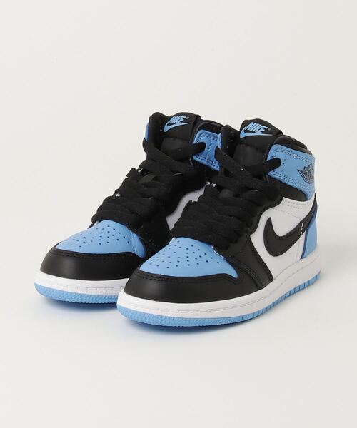 NIKE(ナイキ)の「NIKE JORDAN JORDAN 1 RETRO HIGH OG PS FD1412-400(スニーカー・キッズ・ブルー・17cm)」の5枚目の写真