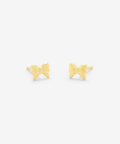 ESTELLE(エステール)の「K10 イエローゴールド リボン ピアス ESTELLE/エステール(ピアス(両耳用)・レディース・イエローゴールド・-)」の7枚目の写真