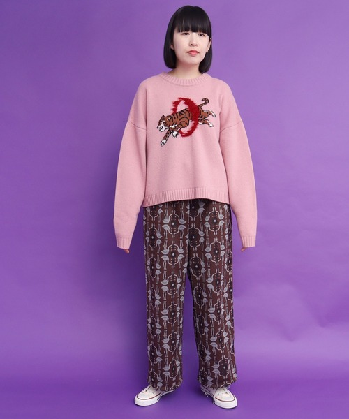 didizizi（ディディジジ）の「フラミンゴJQPT（その他パンツ・レディース・ブラウン/チャコールグレー・FREE）」の5枚目の写真