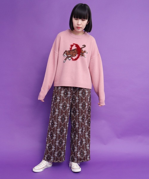 didizizi（ディディジジ）の「フラミンゴJQPT（その他パンツ・レディース・ブラウン/チャコールグレー・FREE）」の11枚目の写真