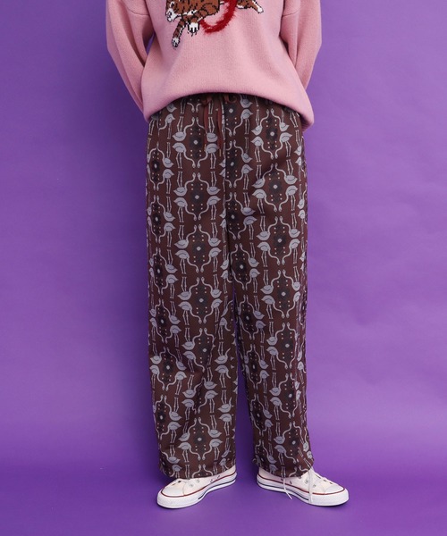 didizizi（ディディジジ）の「フラミンゴJQPT（その他パンツ・レディース・ブラウン/チャコールグレー・FREE）」の8枚目の写真