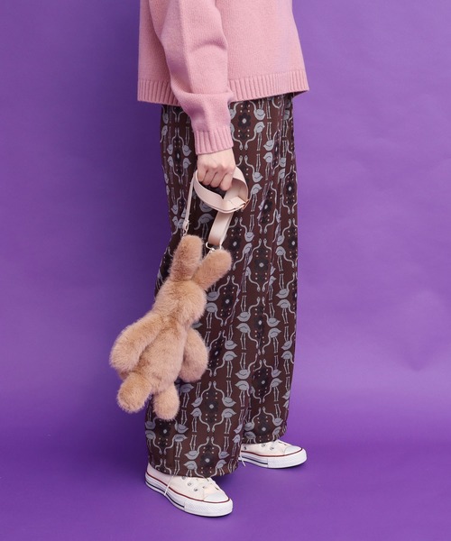 didizizi（ディディジジ）の「フラミンゴJQPT（その他パンツ・レディース・ブラウン/チャコールグレー・FREE）」の16枚目の写真