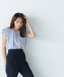 NATURAL BEAUTY BASIC（ナチュラルビューティーベーシック）の「◇パールポイントパフスリーブブラウス（シャツ/ブラウス）」