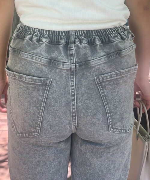mil（ミル）の「【150㎝前後の小柄さんサイズ】ストレートデニムパンツ