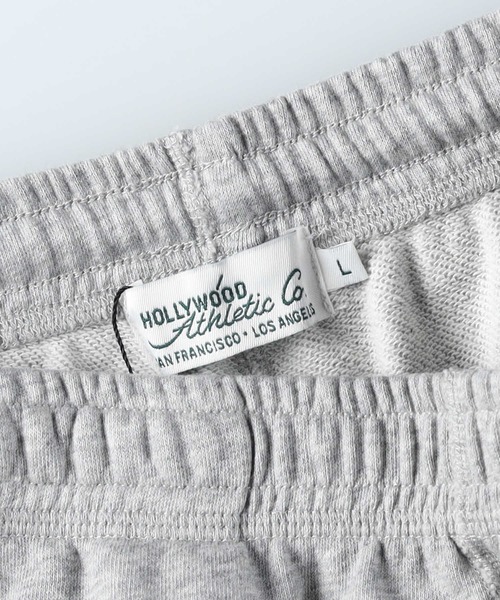 Right-on（ライトオン）の「【Hollywood athletic co】刺繍スウェットショーツ（スウェットパンツ・メンズ・グレー/グリーン/ネイビー・M/XL/L）」の9枚目の写真
