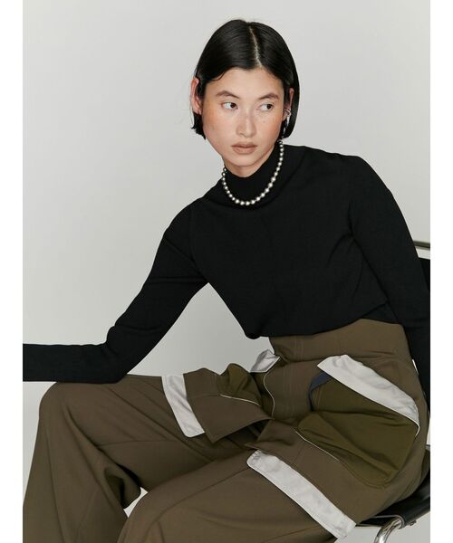 UN3D.（アンスリード）の「BASIC TURTLE / ベーシックタートル（ニット/セーター・レディース・レッド/グレー/ブルー/ブラック・36/38）」の8枚目の写真