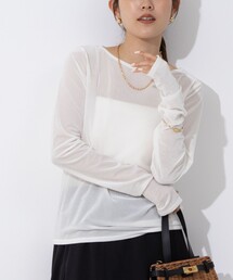 NOLLEY’S | シアーベロアロンT(Tシャツ/カットソー)