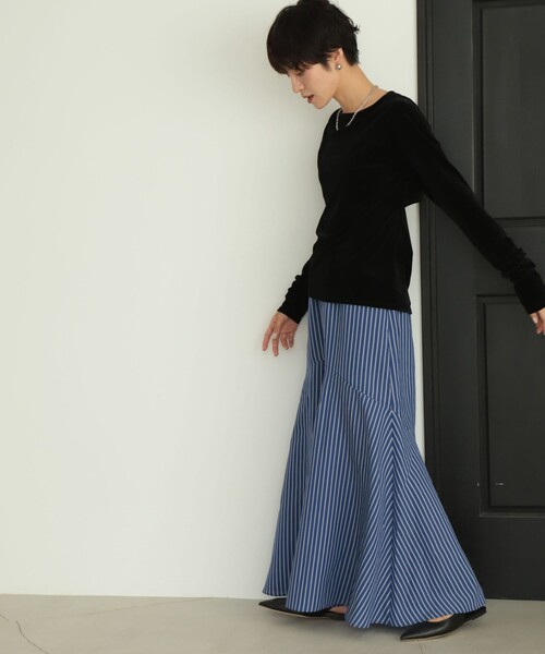 NOLLEY’S（ノーリーズ）の「シアーベロアロンT（Tシャツ/カットソー・レディース・ベビーピンク/ホワイト/ブラック・FREE）」の16枚目の写真