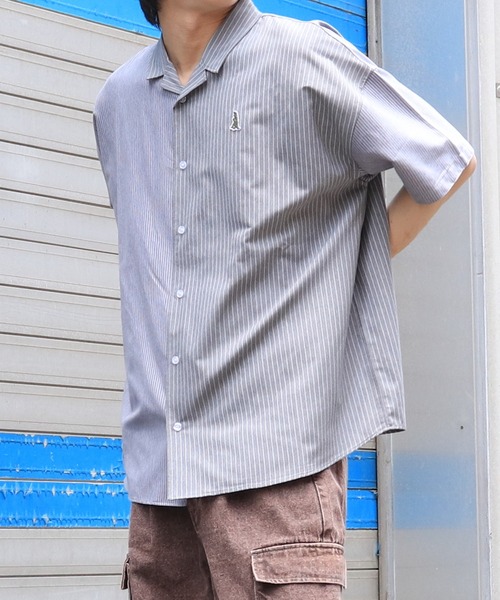 DOUBLE NAME（ダブルネーム）の「【m:rex】ミニ恐竜ワッペン5分袖