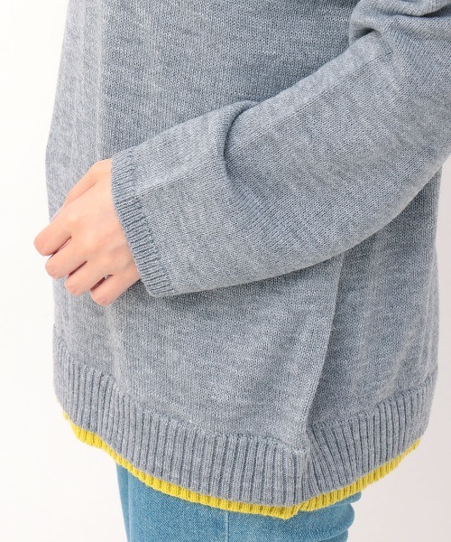 チチカカ（チチカカ）の「ウォッシャブルチロリーニットプルオーバー（ニット/セーター・レディース・イエロー/レッド/グレー/ブラック・FREE）」の15枚目の写真