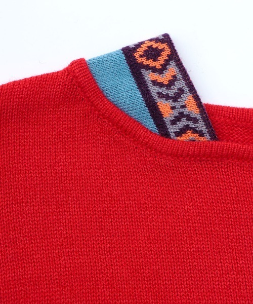 チチカカ（チチカカ）の「ウォッシャブルチロリーニットプルオーバー（ニット/セーター・レディース・イエロー/レッド/グレー/ブラック・FREE）」の18枚目の写真