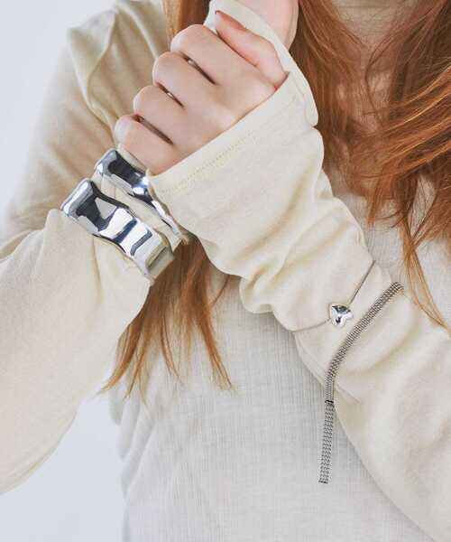 SMELLY（スメリー）の「チェーンスライドブレスレット（ブレスレット・レディース・シルバー・-）」の7枚目の写真