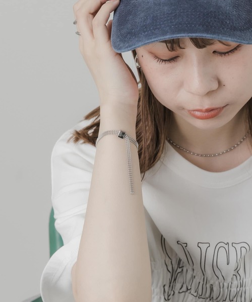 SMELLY（スメリー）の「チェーンスライドブレスレット（ブレスレット・レディース・シルバー・-）」の4枚目の写真