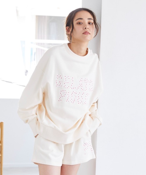 ジェラートピケ gelato pique 裏毛プルオーバー ジェラートピケ gelato pique 【UNISEX】裏毛プルオーバー （NVY