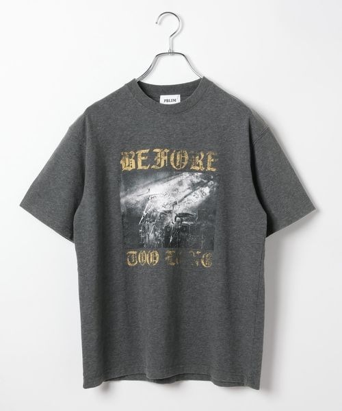PAGEBOY（ページボーイ）の「PBLIM/スリムロックT（Tシャツ/カットソー・レディース・グレー/オフホワイト・FREE）」の4枚目の写真