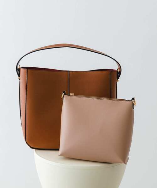 RODE SKO（ロデスコ）の「ワンハンドル3WAYバッグ（ハンドバッグ・レディース・ブラウン/ブラック/グリーン系その他・ONE）」の21枚目の写真