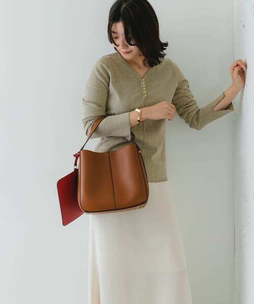 RODE SKO（ロデスコ）の「ワンハンドル3WAYバッグ（ハンドバッグ・レディース・ブラウン/ブラック/グリーン系その他・ONE）」の15枚目の写真