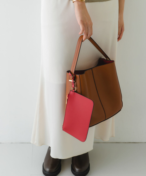 RODE SKO（ロデスコ）の「ワンハンドル3WAYバッグ（ハンドバッグ・レディース・ブラウン/ブラック/グリーン系その他・ONE）」の13枚目の写真