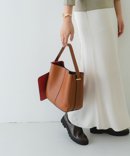 RODE SKO（ロデスコ）の「ワンハンドル3WAYバッグ（ハンドバッグ・レディース・ブラウン/ブラック/グリーン系その他・ONE）」の12枚目の写真