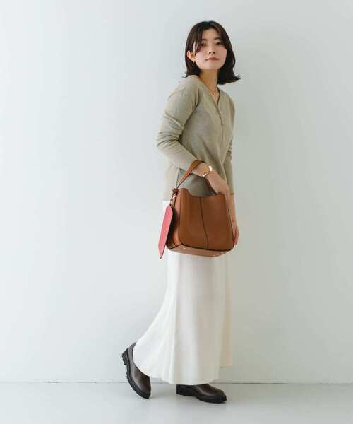 RODE SKO（ロデスコ）の「ワンハンドル3WAYバッグ（ハンドバッグ・レディース・ブラウン/ブラック/グリーン系その他・ONE）」の11枚目の写真