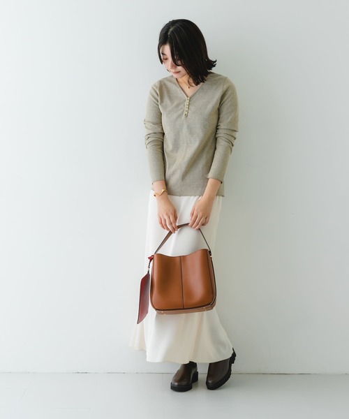 RODE SKO（ロデスコ）の「ワンハンドル3WAYバッグ（ハンドバッグ・レディース・ブラウン/ブラック/グリーン系その他・ONE）」の10枚目の写真