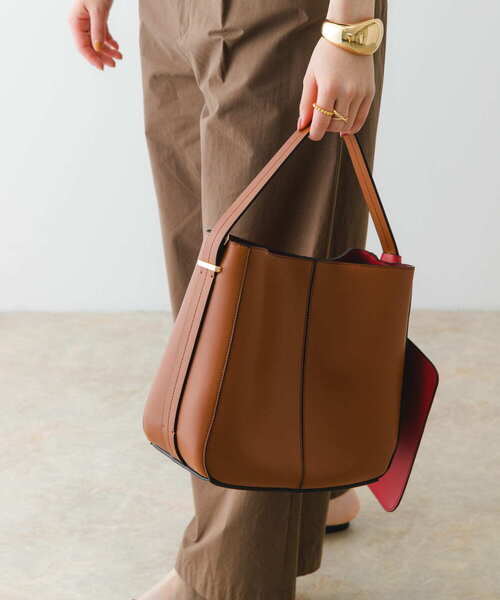 RODE SKO（ロデスコ）の「ワンハンドル3WAYバッグ（ハンドバッグ・レディース・ブラウン/ブラック/グリーン系その他・ONE）」の8枚目の写真