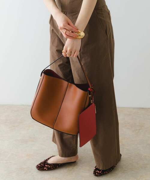 RODE SKO（ロデスコ）の「ワンハンドル3WAYバッグ（ハンドバッグ・レディース・ブラウン/ブラック/グリーン系その他・ONE）」の7枚目の写真