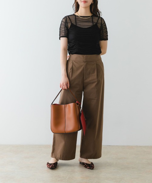 RODE SKO（ロデスコ）の「ワンハンドル3WAYバッグ（ハンドバッグ・レディース・ブラウン/ブラック/グリーン系その他・ONE）」の4枚目の写真