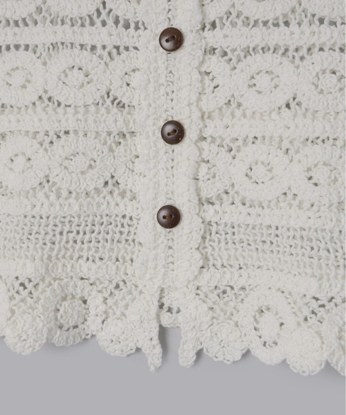 Olu.（オルドット）の「サマーレースニットトップス（その他トップス・レディース・オフホワイト/ベージュ・FREE）」の10枚目の写真