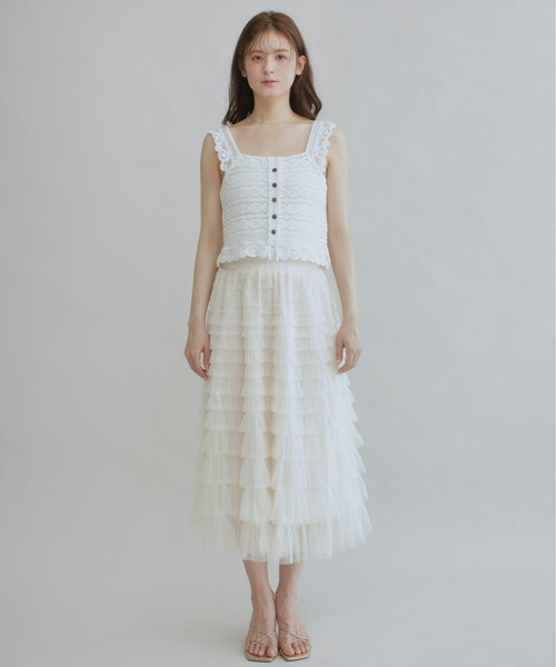 Olu.（オルドット）の「サマーレースニットトップス（その他トップス・レディース・オフホワイト/ベージュ・FREE）」の21枚目の写真