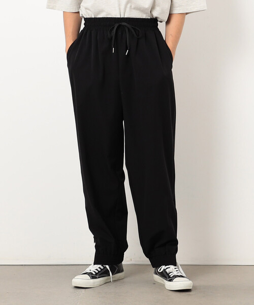 ナイロンストレッチワイドテーパードジョガーパンツ（その他パンツ）｜Purple&Yellow（パープルアンドイエロー）