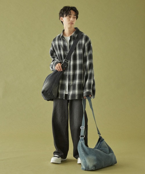 molk(モルク)の「【molk】ヴィンテージデザインデニムショルダーバッグ(ショルダーバッグ・メンズ・ブルー/ブラック・FREE)」の15枚目の写真